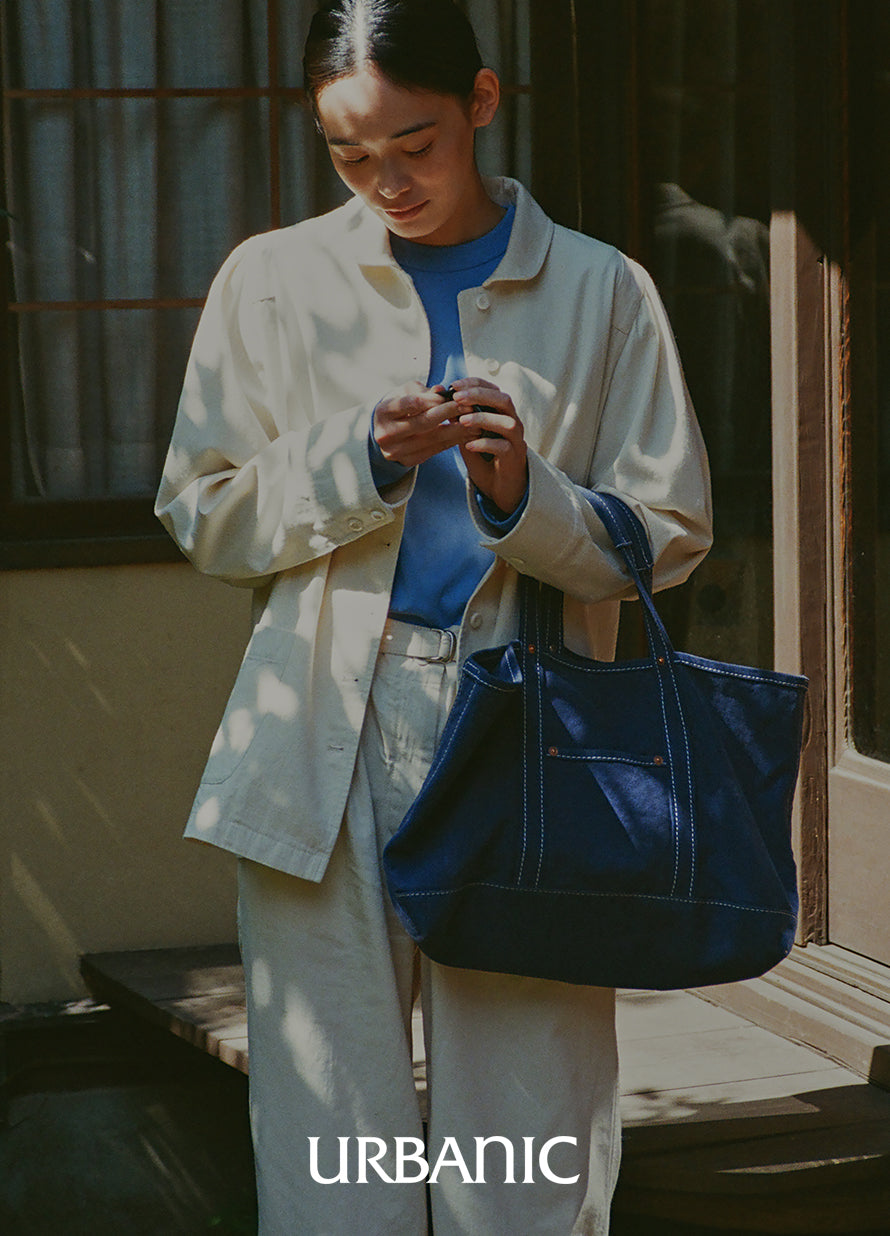 Easy-fit pants with polished workwear character