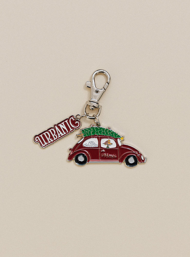25 Holiday Key Ring (Red Car)