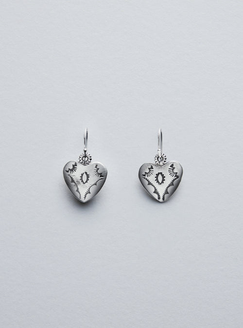 Indian Heart Earrings