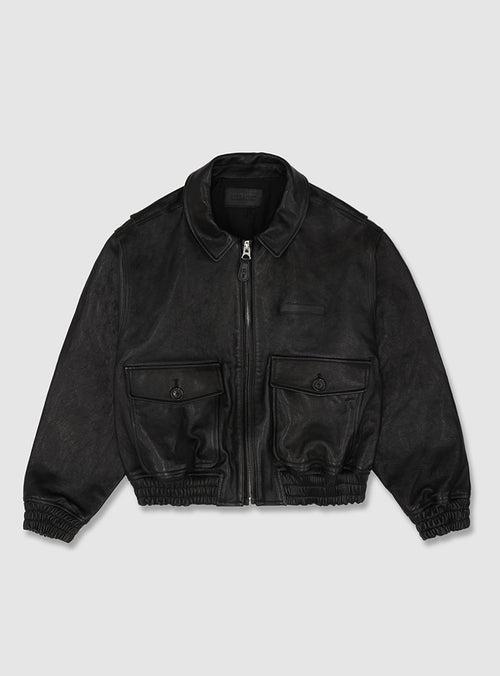 A-2 Leather Jacket (Black)
