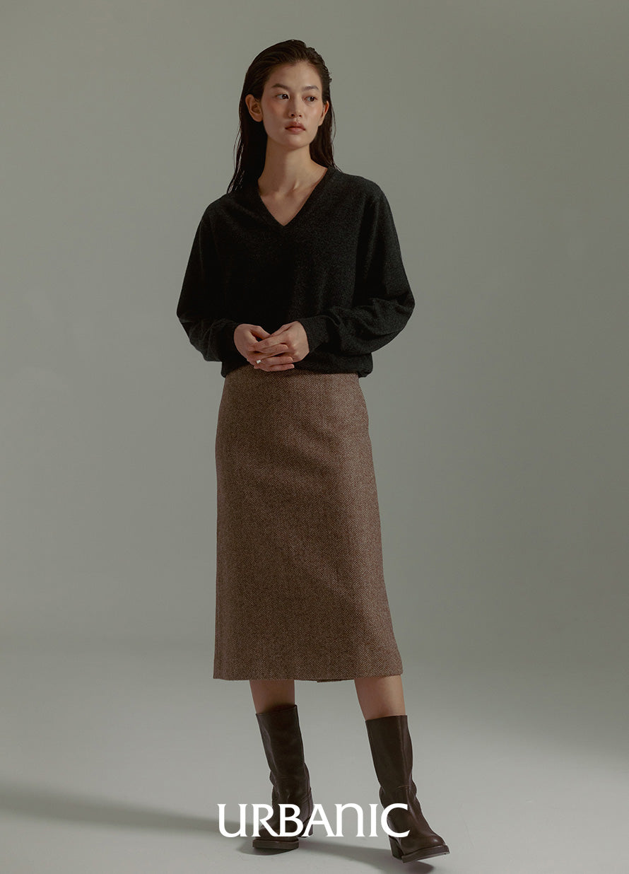 Boutique Cashmere V-neck Knit