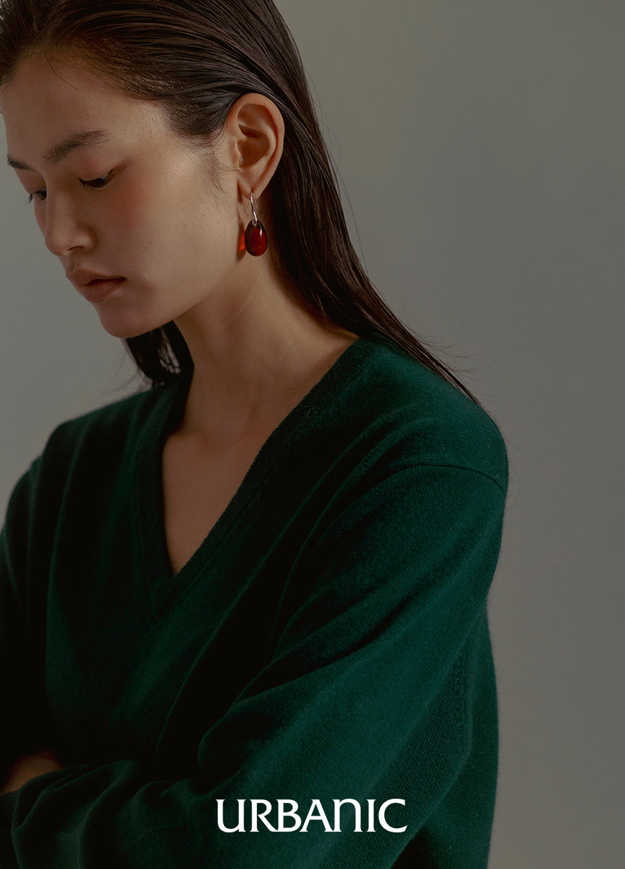 Boutique Cashmere V-neck Knit