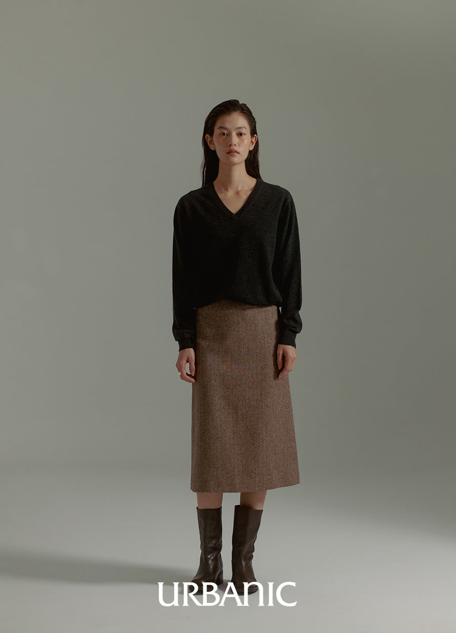 Boutique Cashmere V-neck Knit