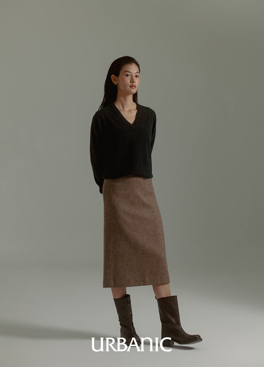 Boutique Cashmere V-neck Knit