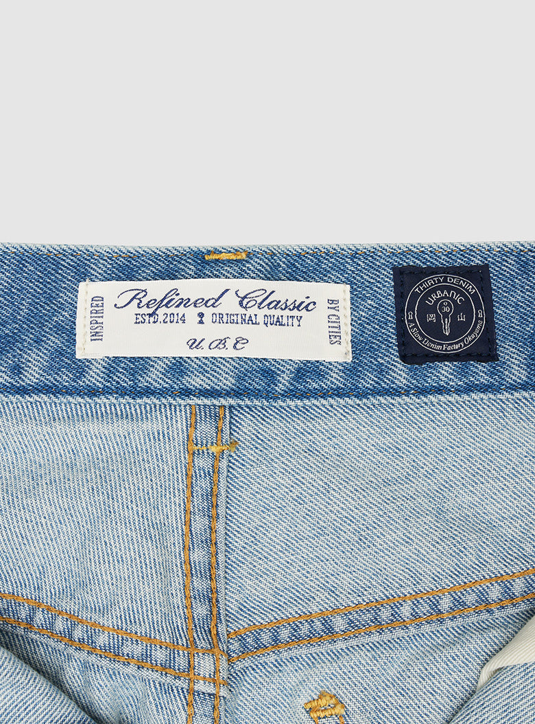Destroyed Denim Pants (Blue)