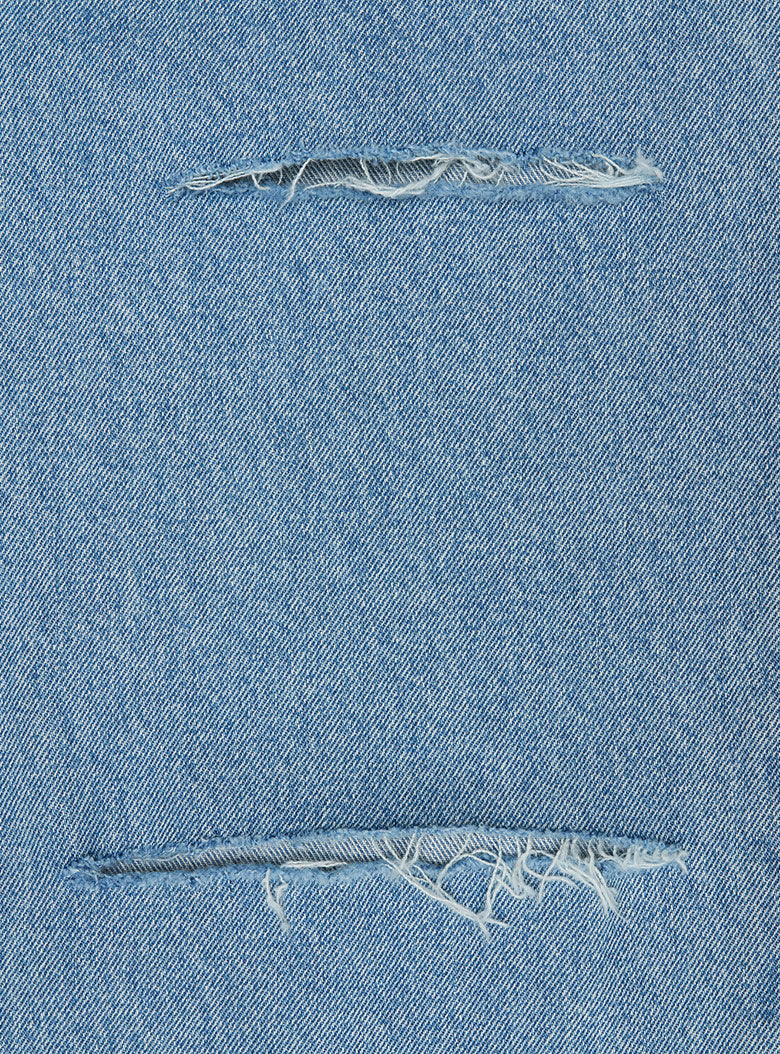 Destroyed Denim Pants (Blue)