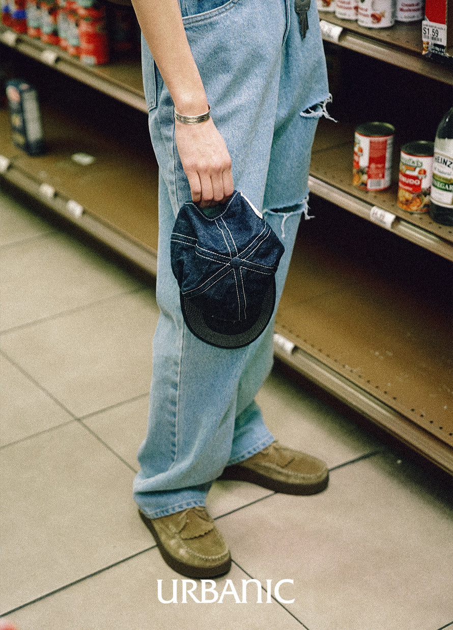 Destroyed Denim Pants (Blue)