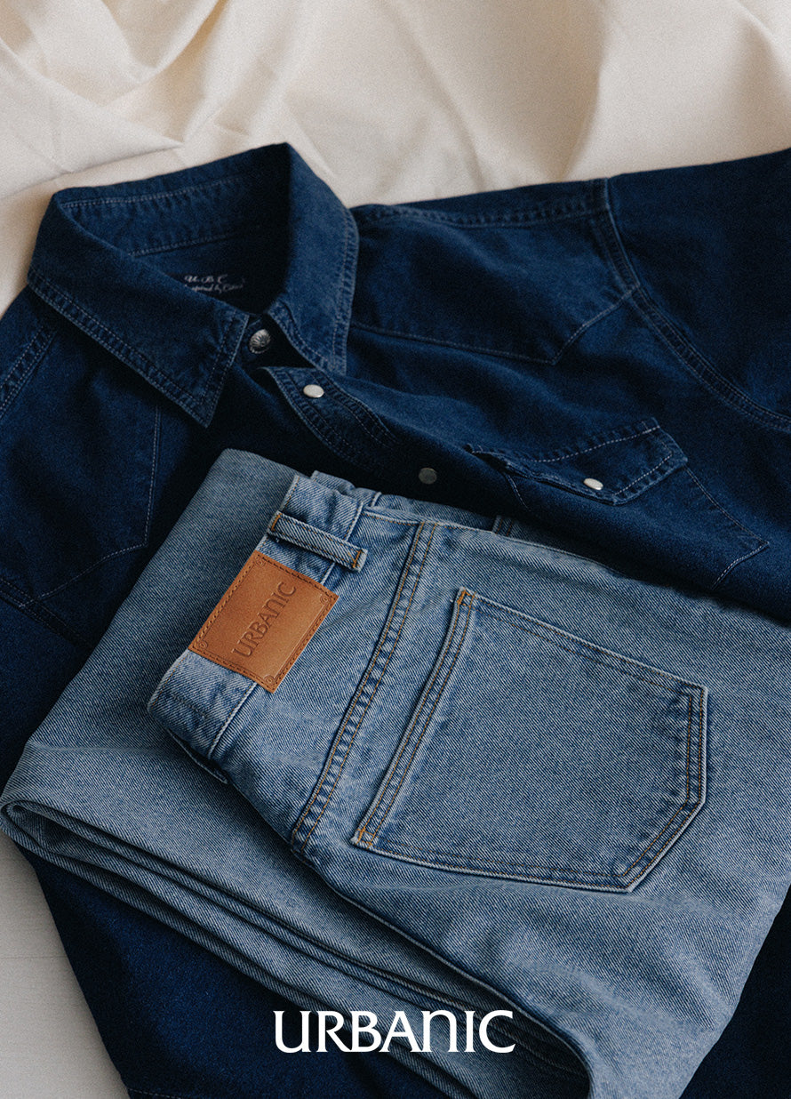 Destroyed Denim Pants (Blue)