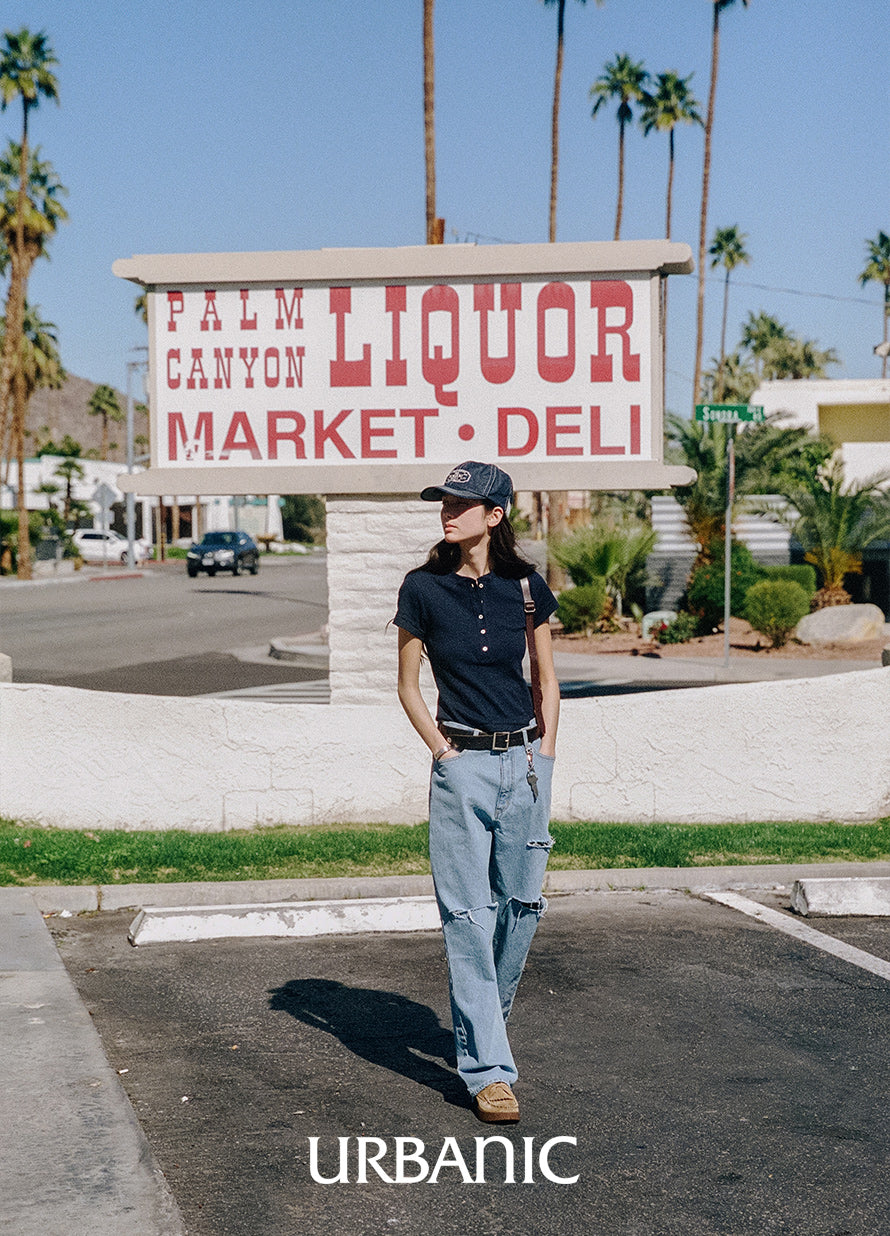 Destroyed Denim Pants (Blue)