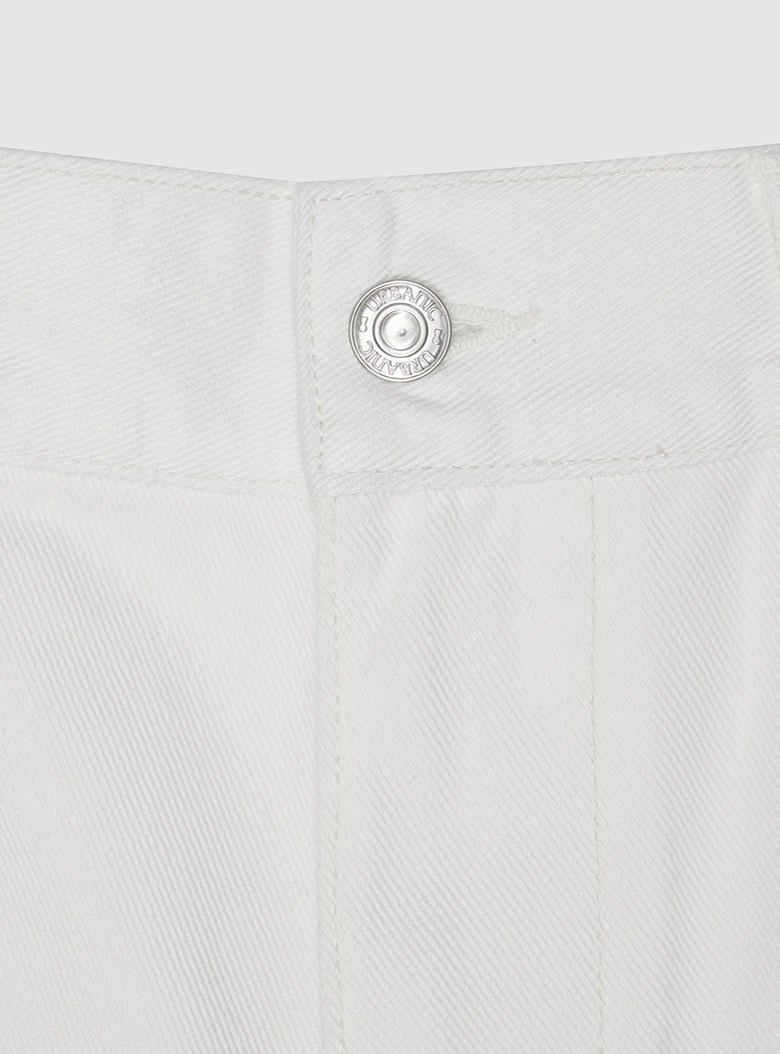 Divided Crop Denim Pants