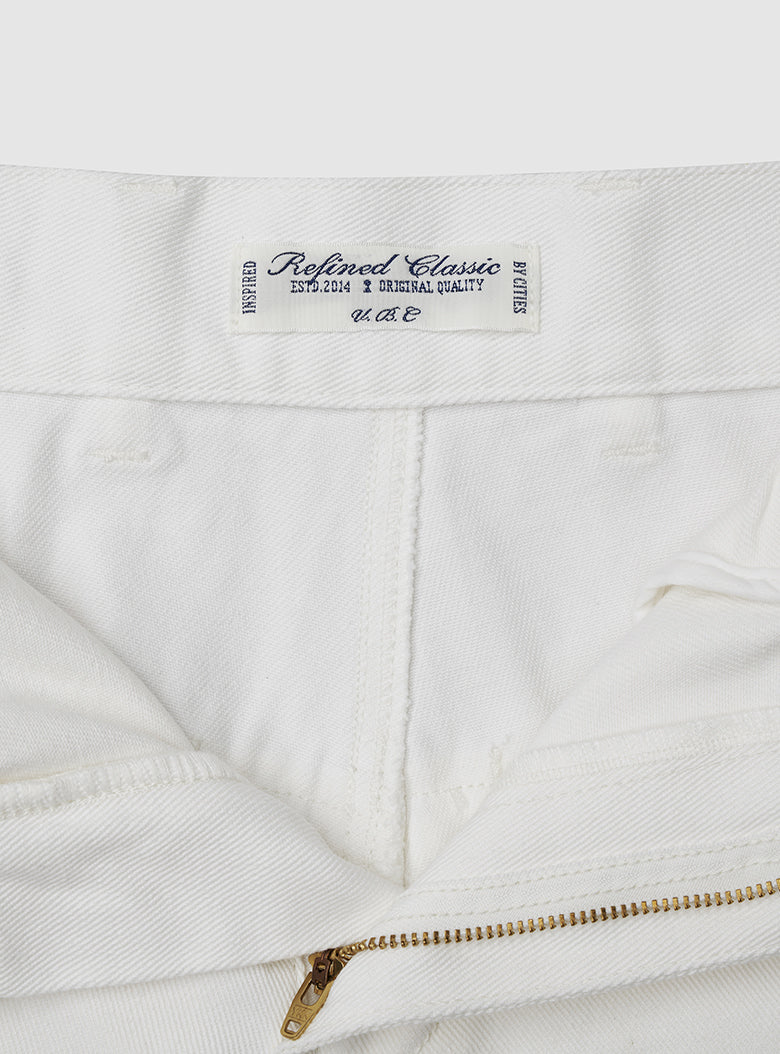Divided Crop Denim Pants