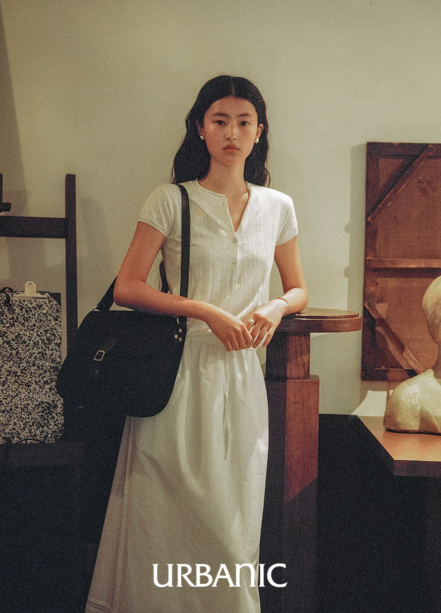 Embroidered Long Skirt
