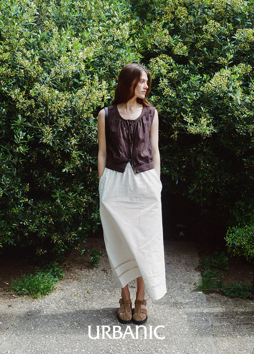 Embroidered Long Skirt