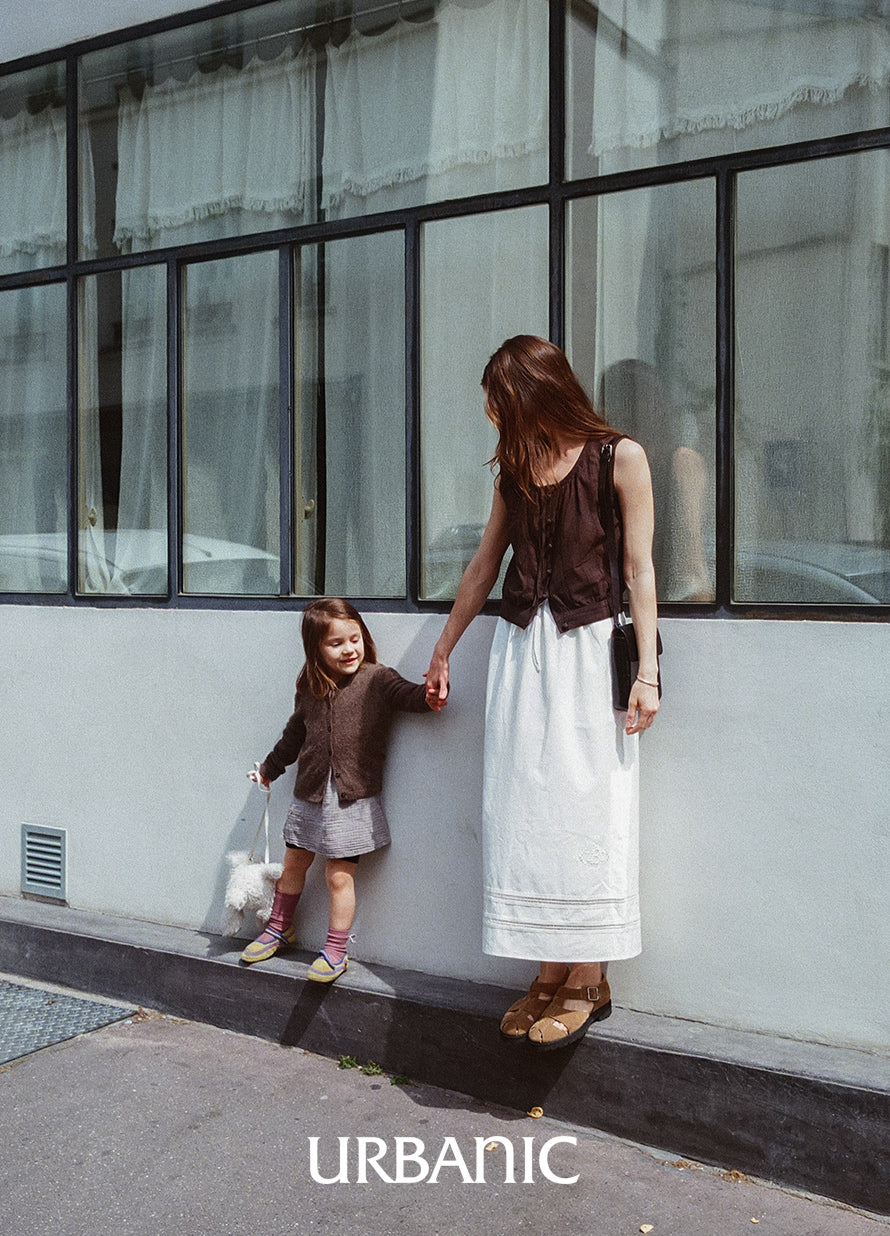 Embroidered Long Skirt
