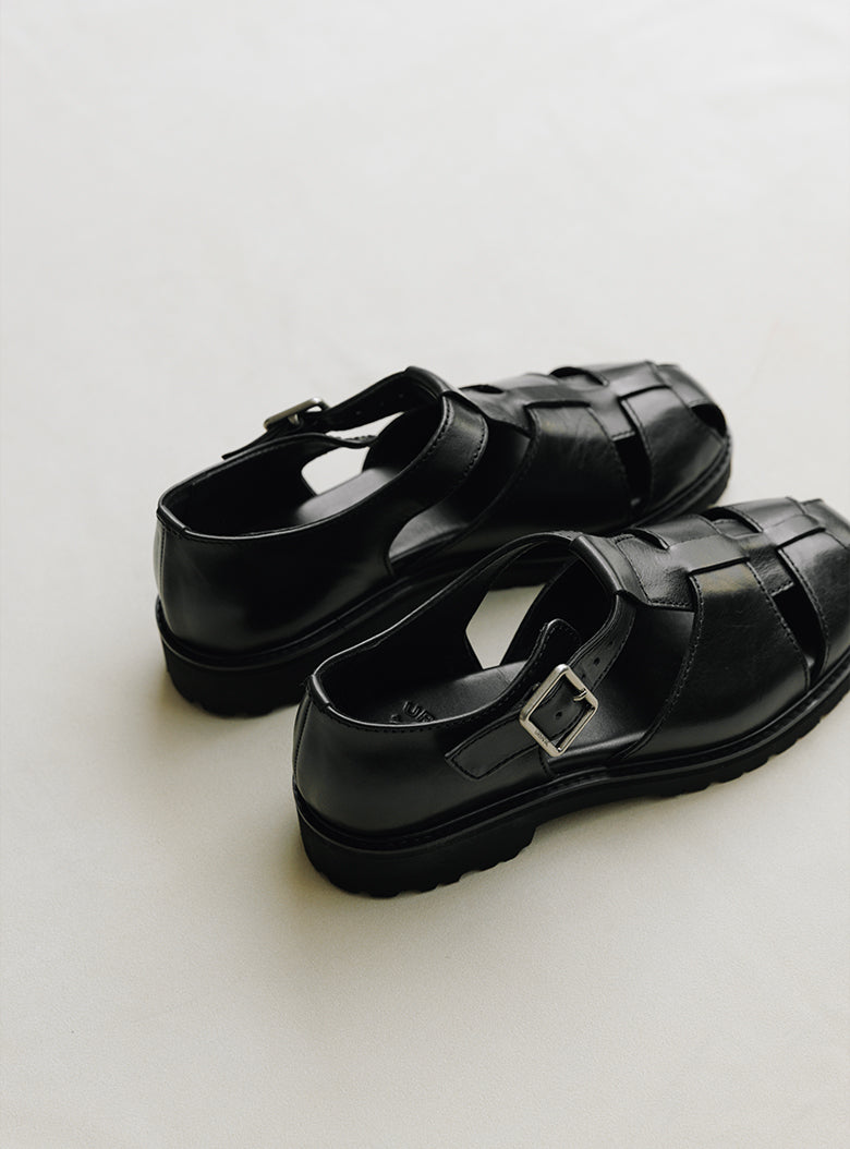 Fisherman Sandals (Black)