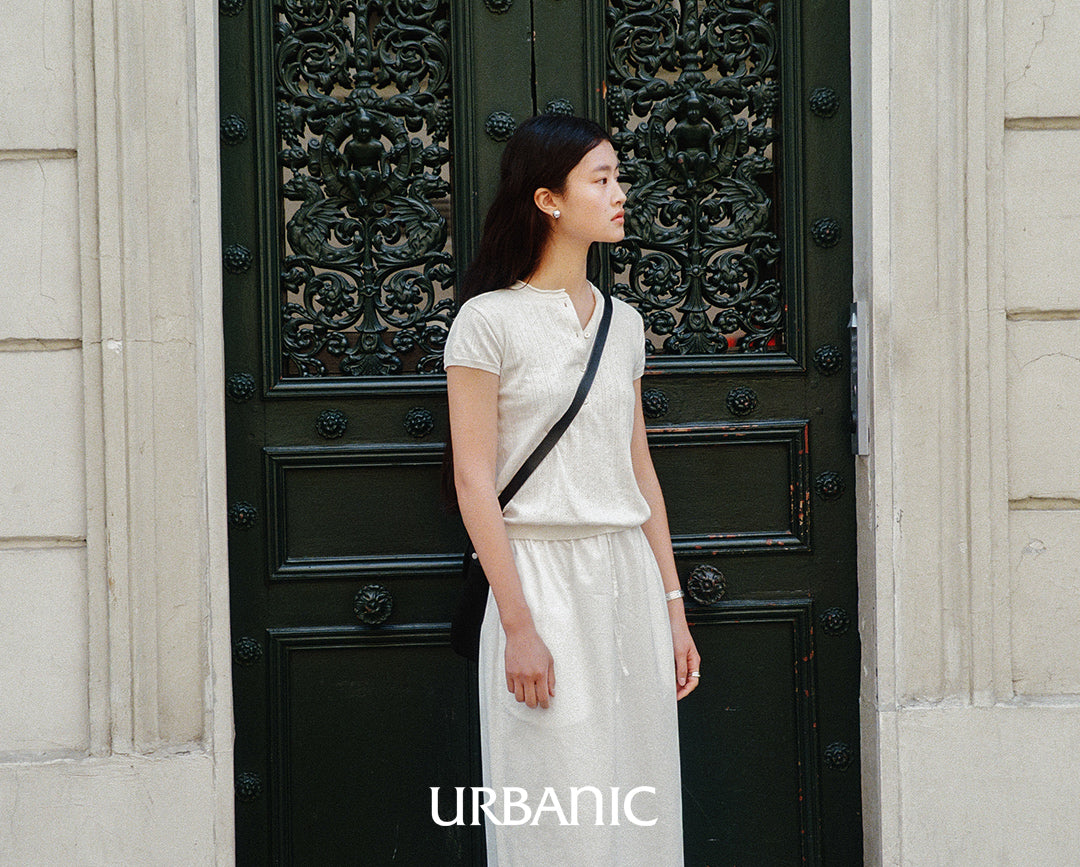 Foret Button Short Sleeve Knit