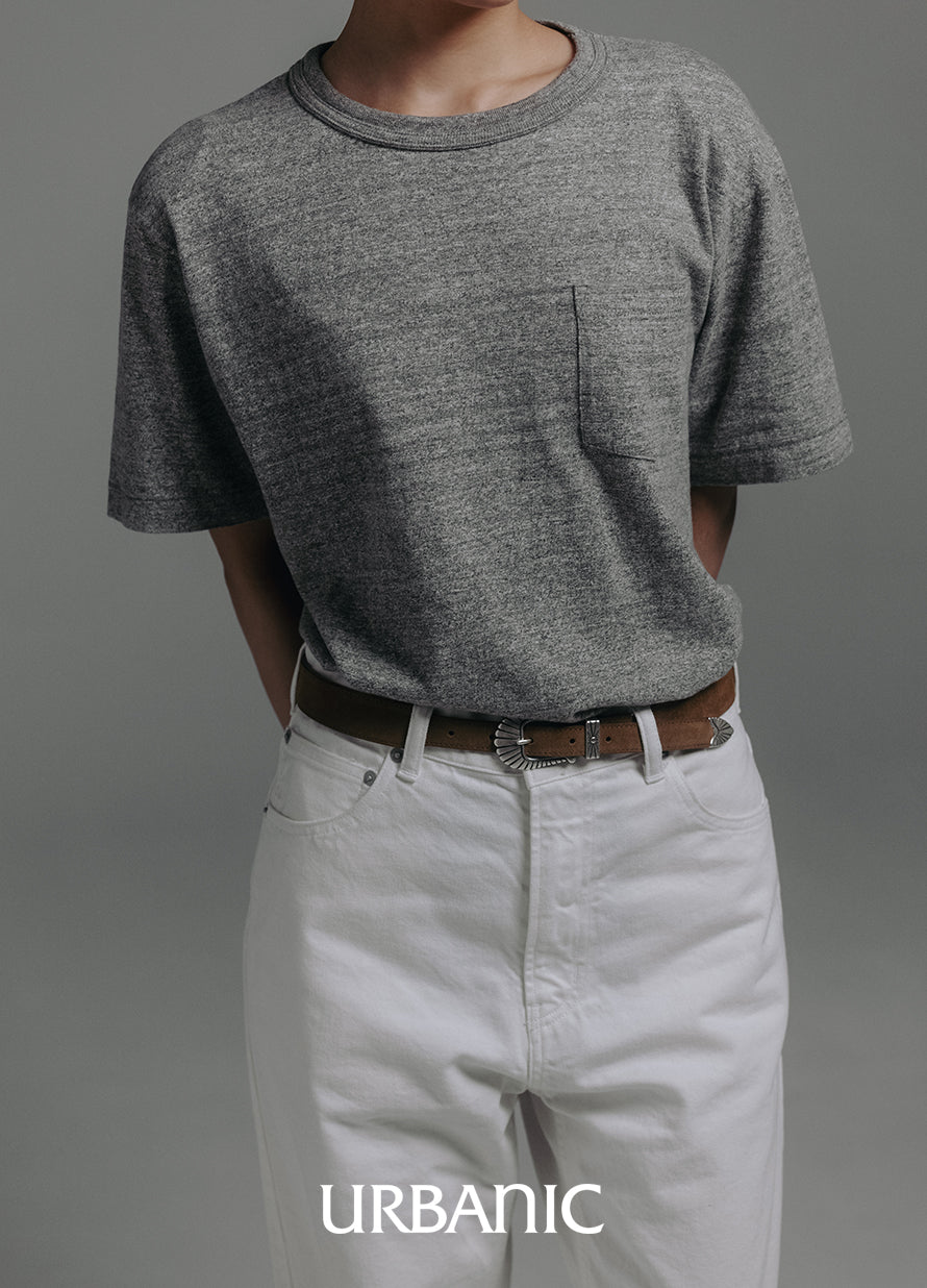 Melange Crew Neck Tee