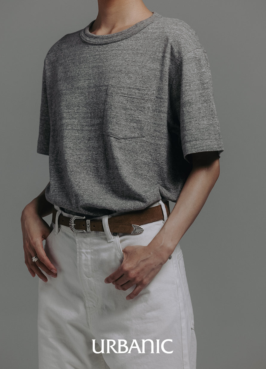 Melange Crew Neck Tee