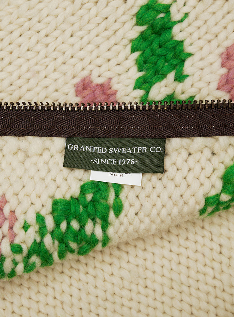 Plumeria Handmade Cardigan