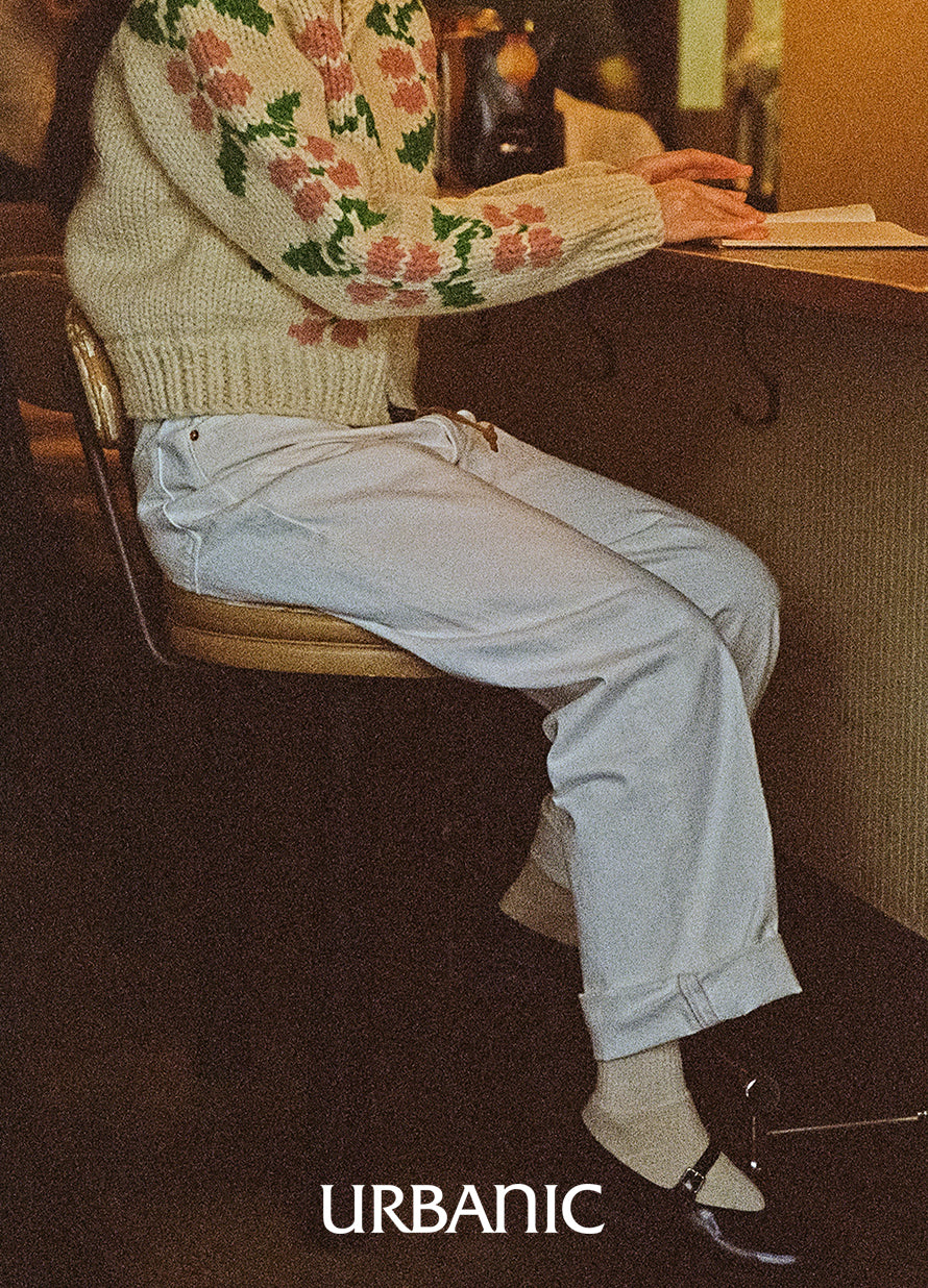 Plumeria Handmade Cardigan