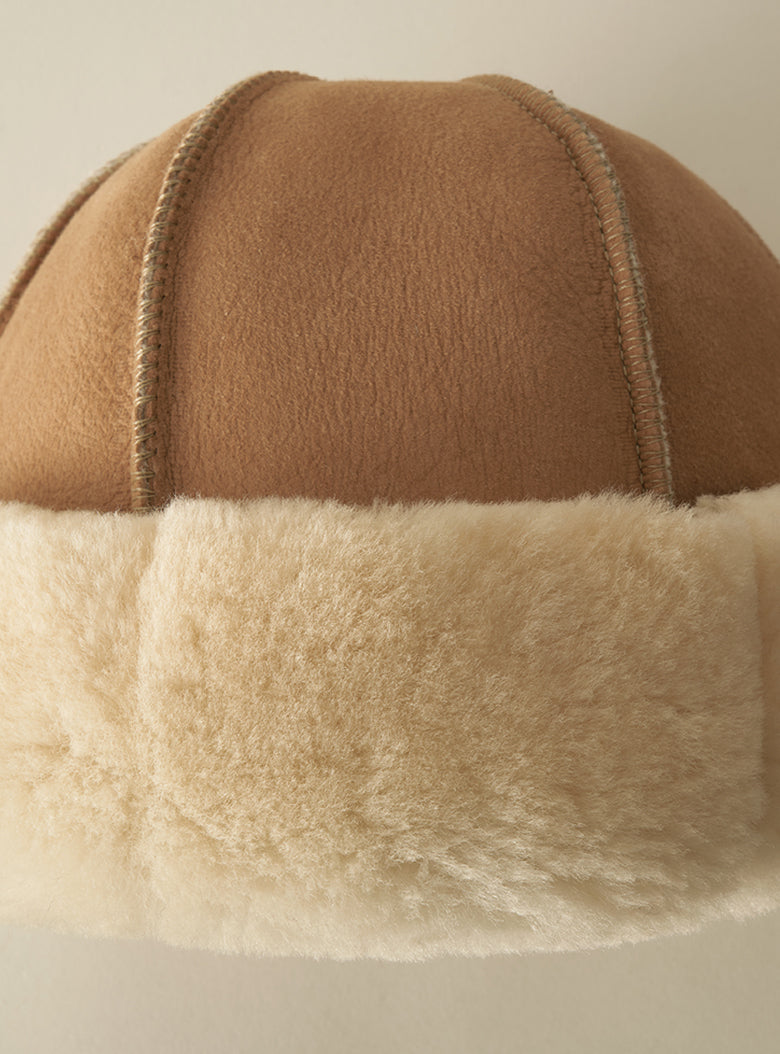 Shearling Retro Hat
