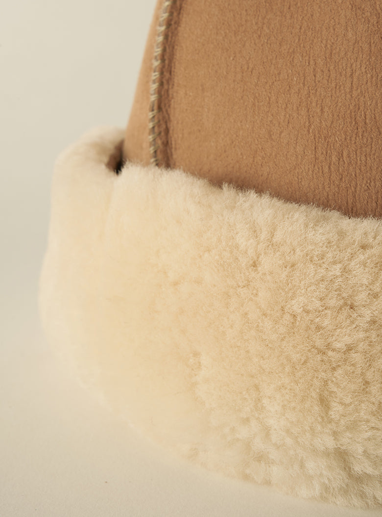 Shearling Retro Hat