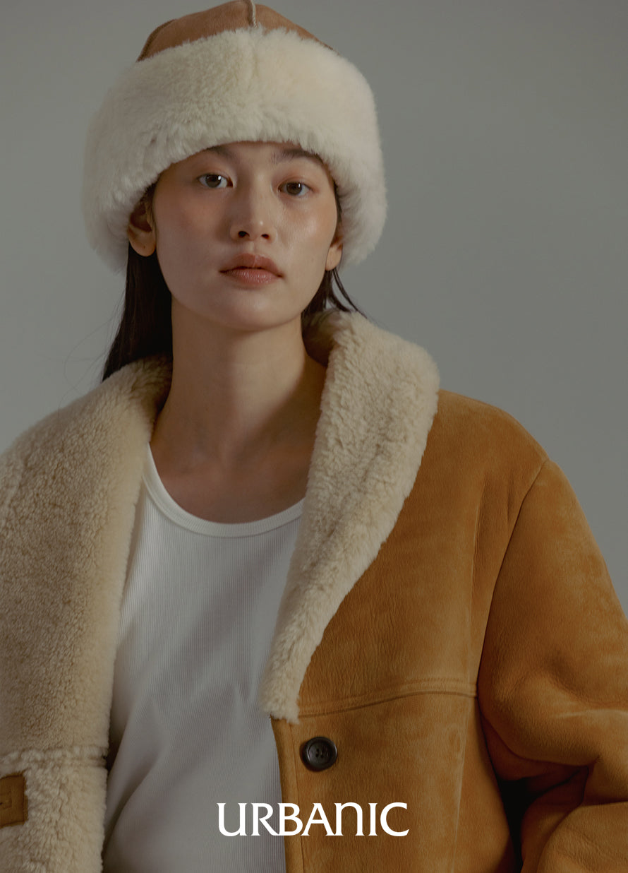 Shearling Retro Hat