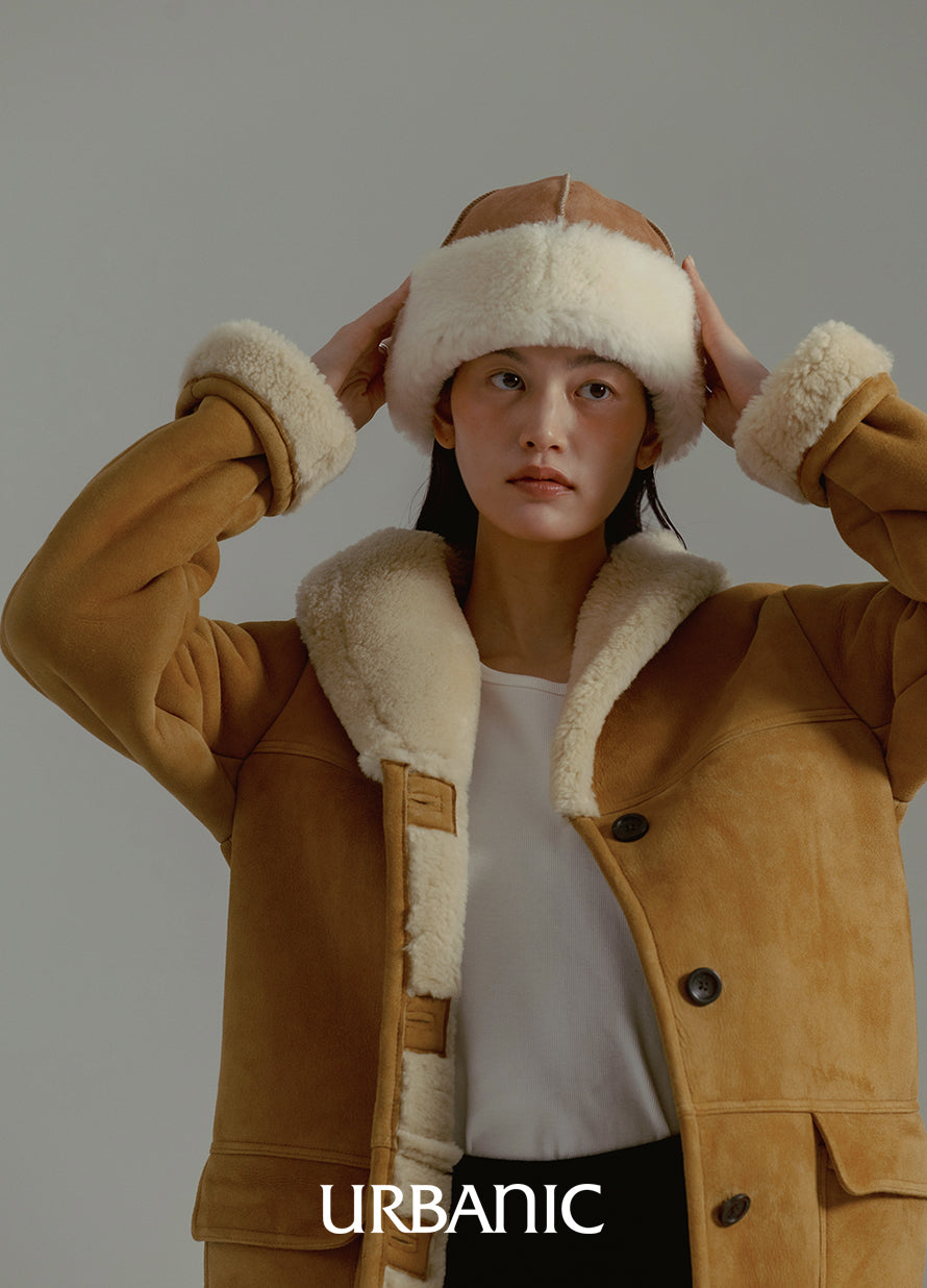 Shearling Retro Hat