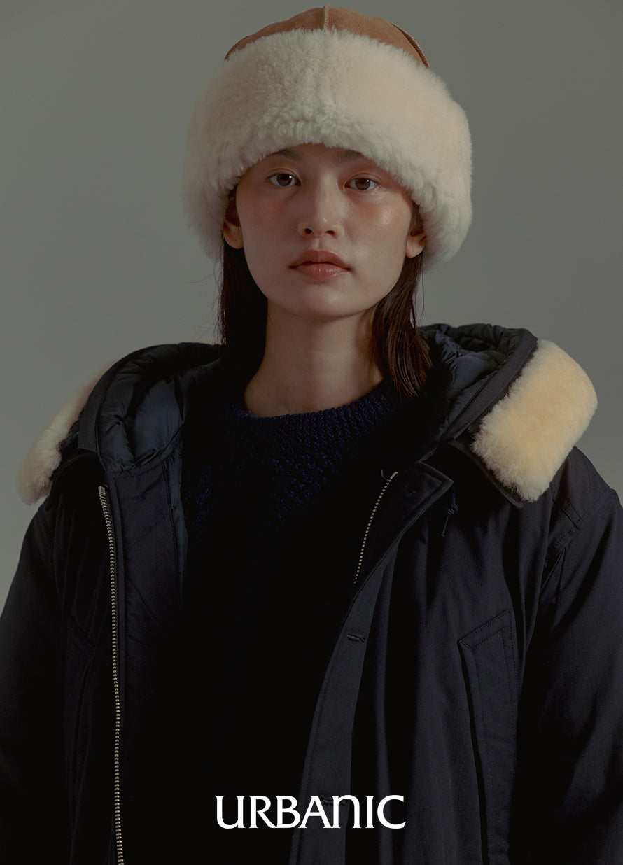 Shearling Retro Hat