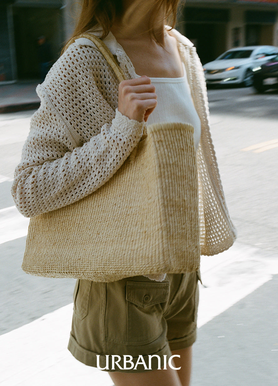 Ribbed Square-neck Sleeveless