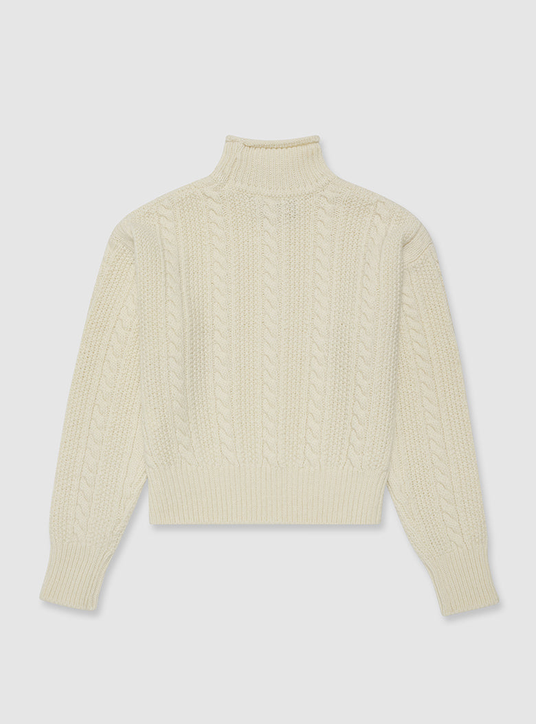 Tricot Turtleneck Knit