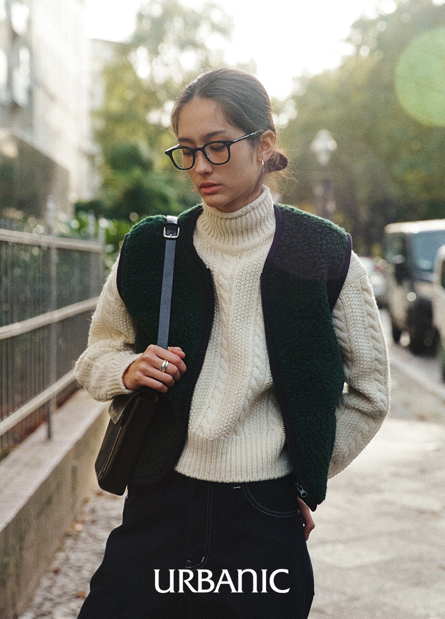 Tricot Turtleneck Knit