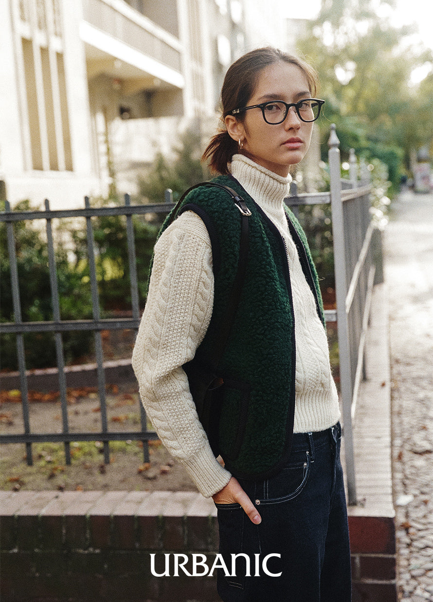Tricot Turtleneck Knit