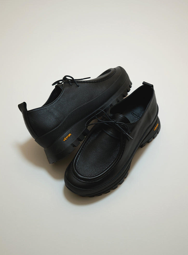Tyrolean Vibram Loafer (Black)