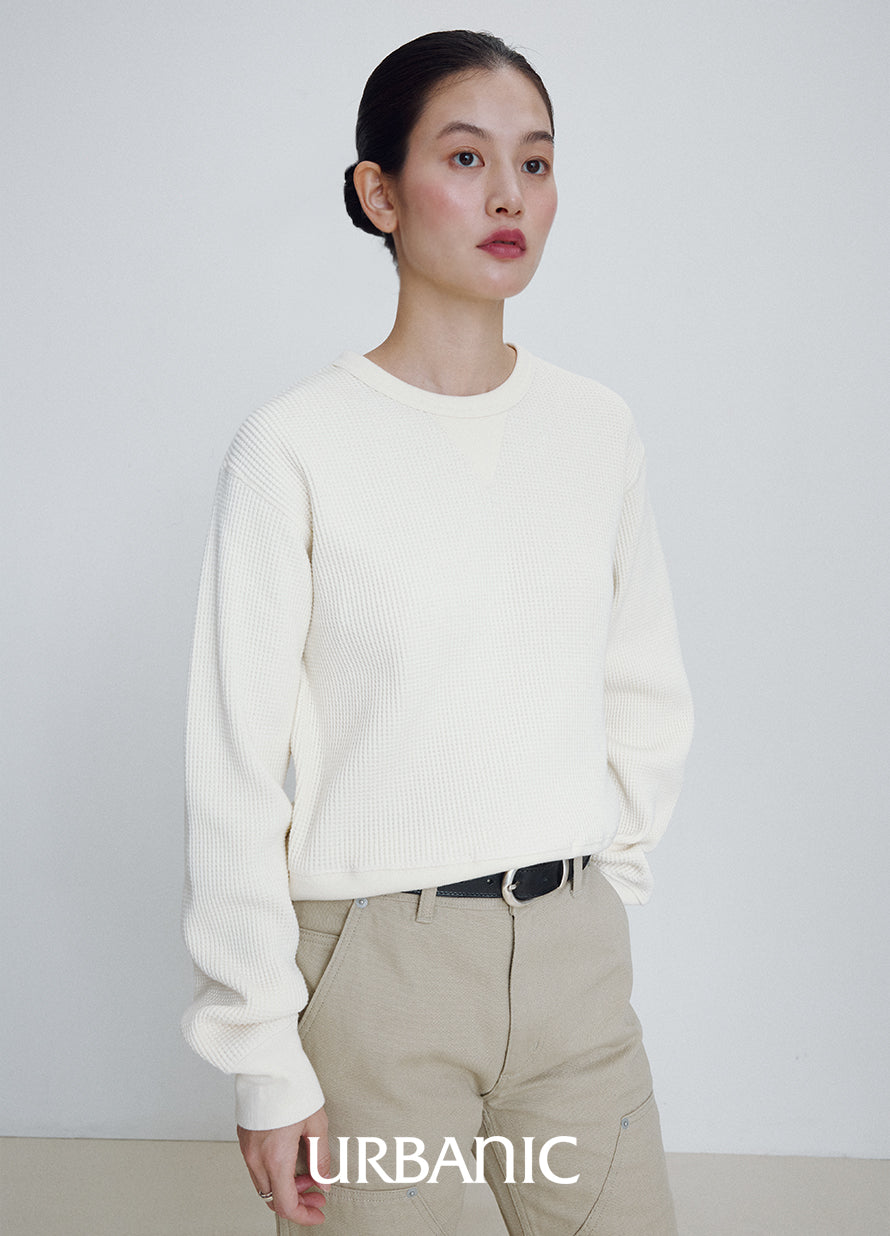 Waffle Sweat Shirt