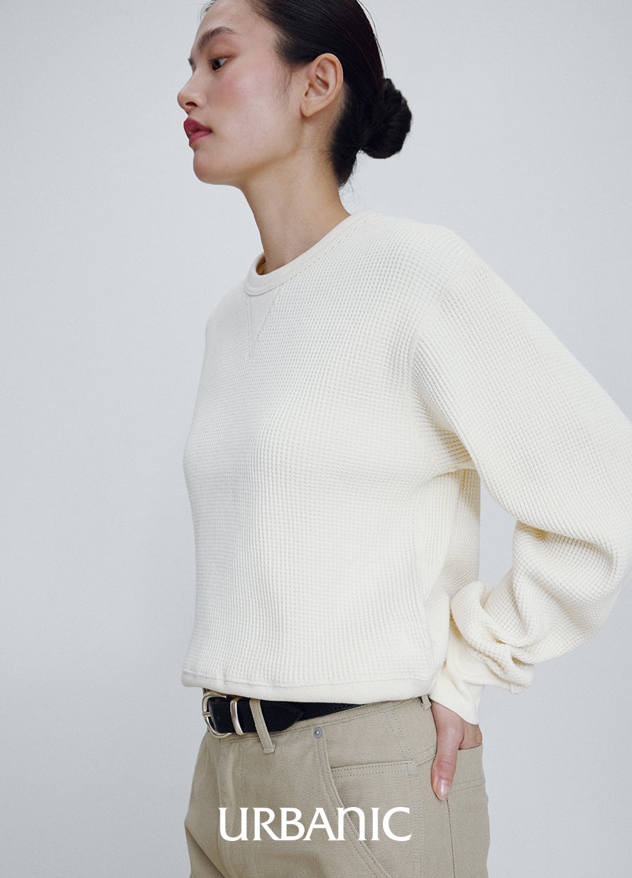 Waffle Sweat Shirt