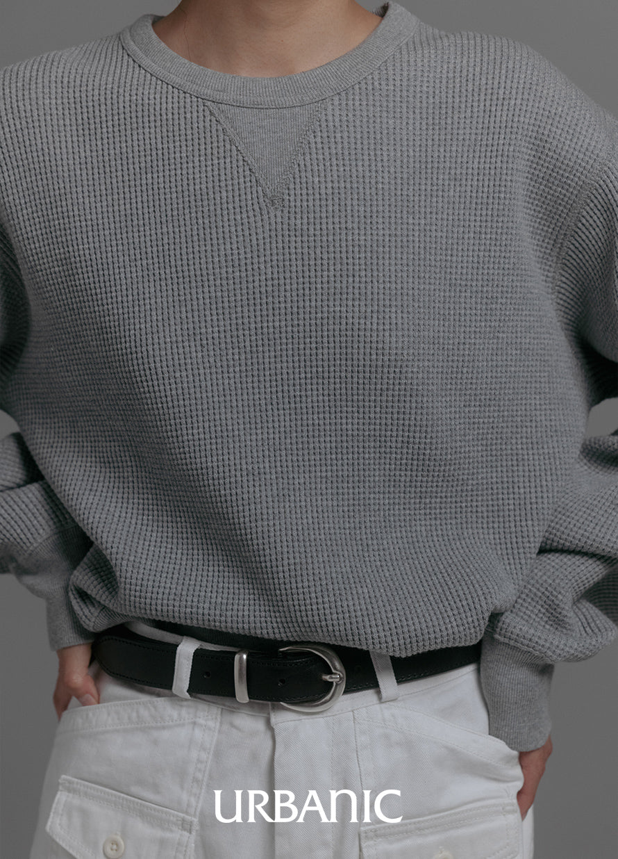 Waffle Sweat Shirt