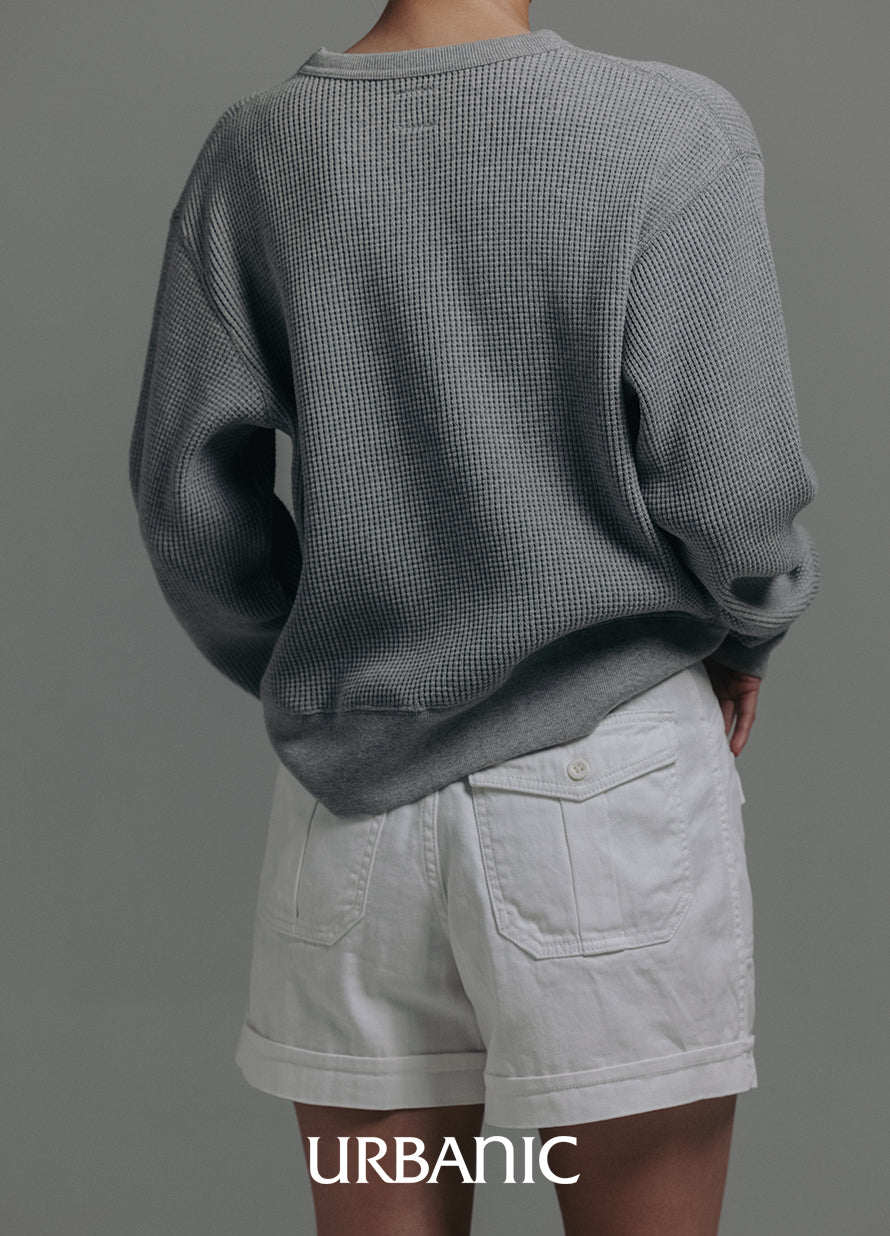 Waffle Sweat Shirt