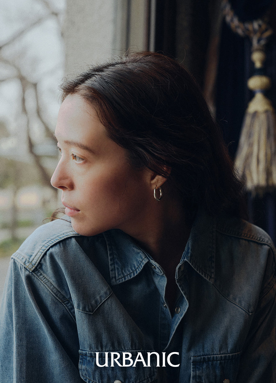 Western Denim Shirt (Light Blue)