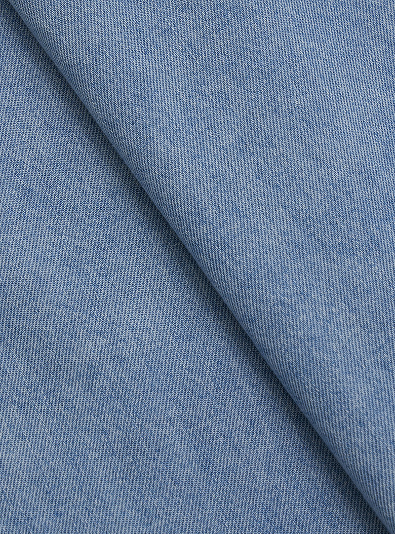 Western Denim Shirt (Light Blue)