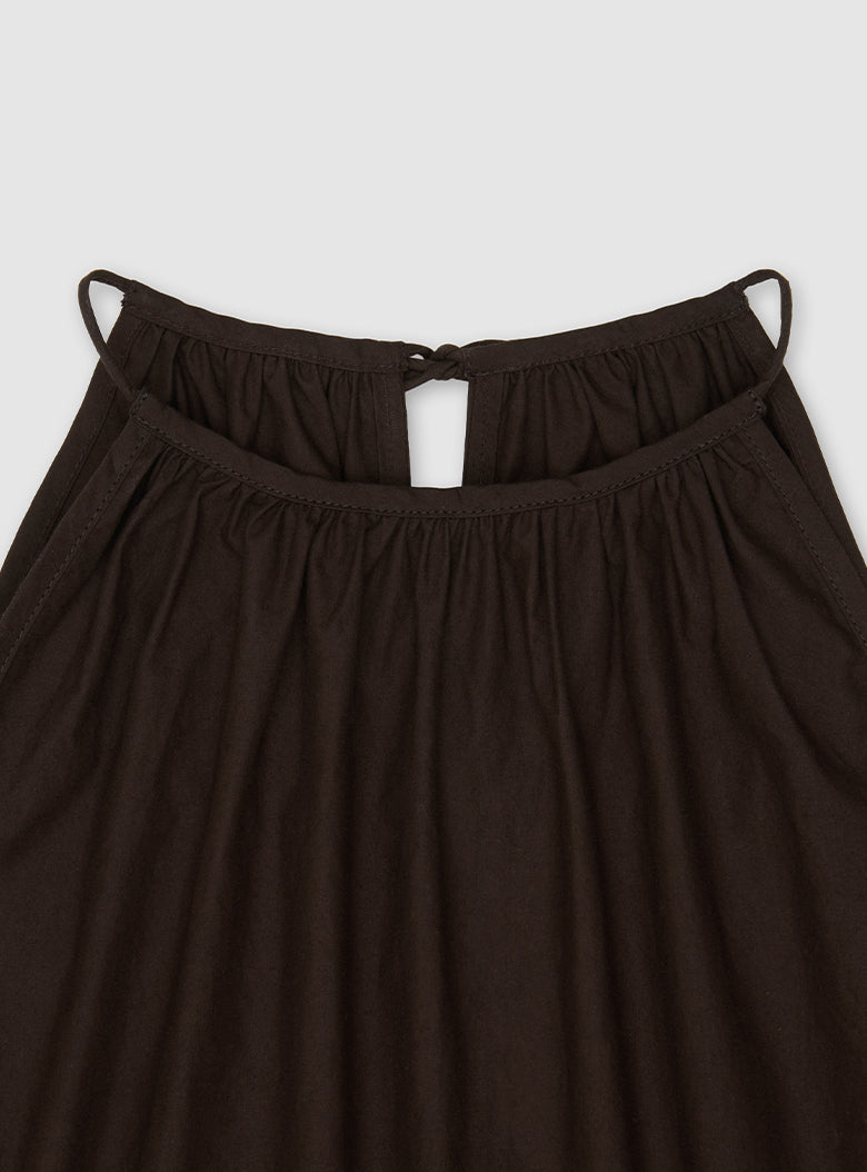 Antibes Halter Blosue (Brown)