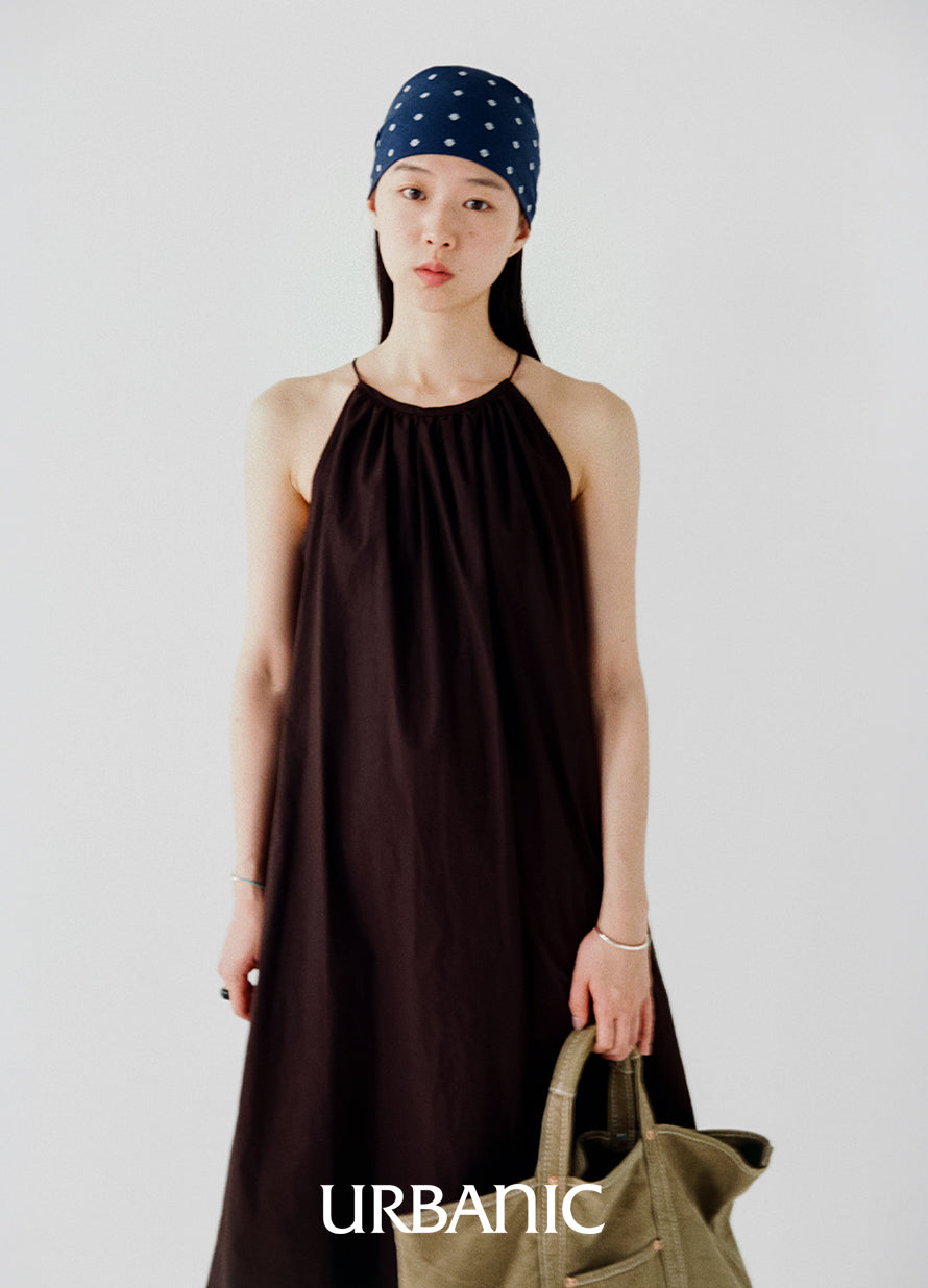 Women’s 100% cotton maxi dress with a flowing silhouette