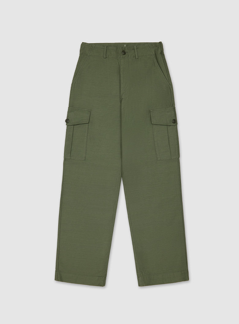 vintage-inspired military cargo pants