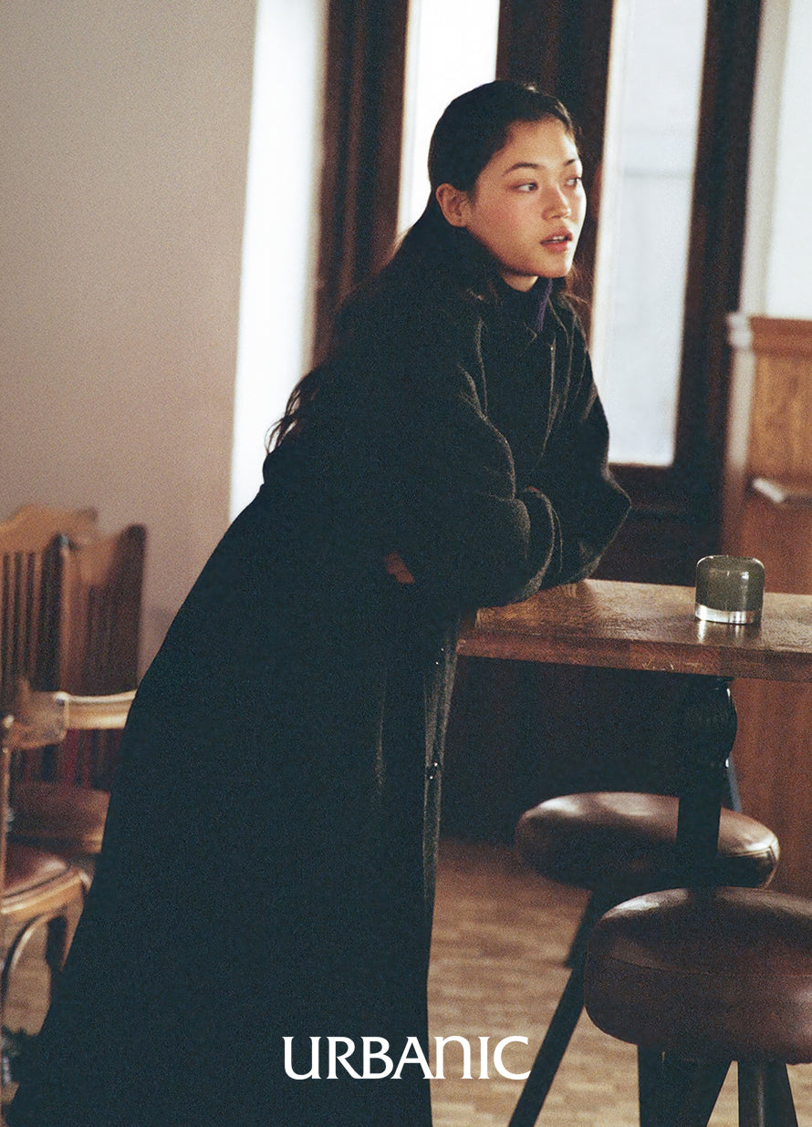 Belted Deck Coat (Herringbone)