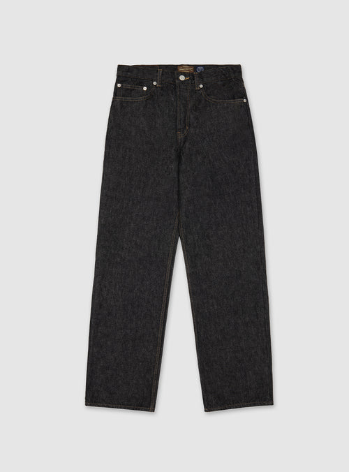 Black Standard Denim Pants