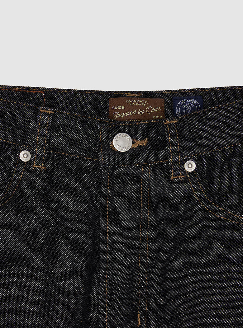 Classic Japanese denim pants in a standard fit