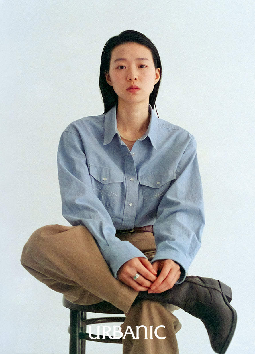 Chambray Western Shirt