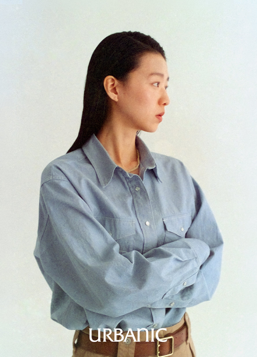 Chambray Western Shirt