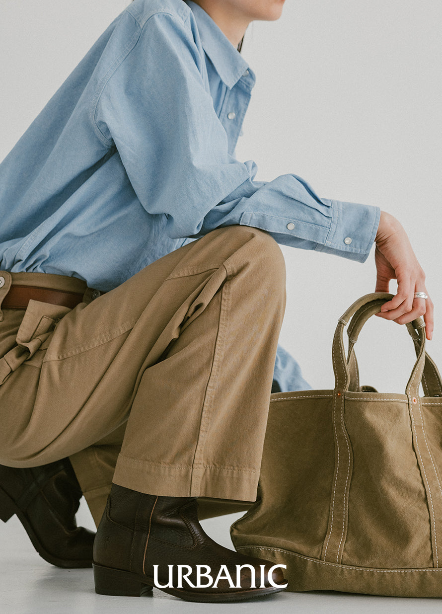 Chambray Western Shirt