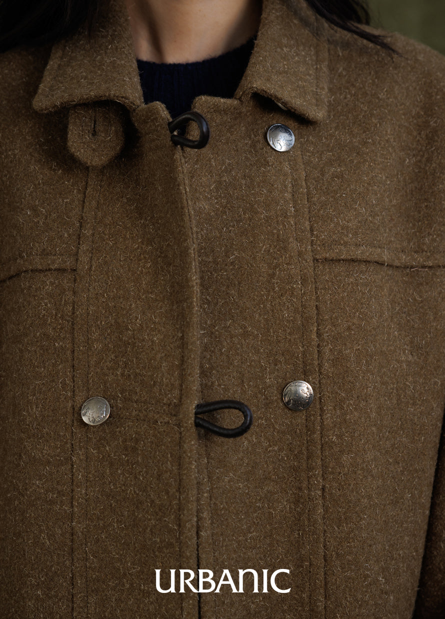 Coin Duffle Coat (Khaki)